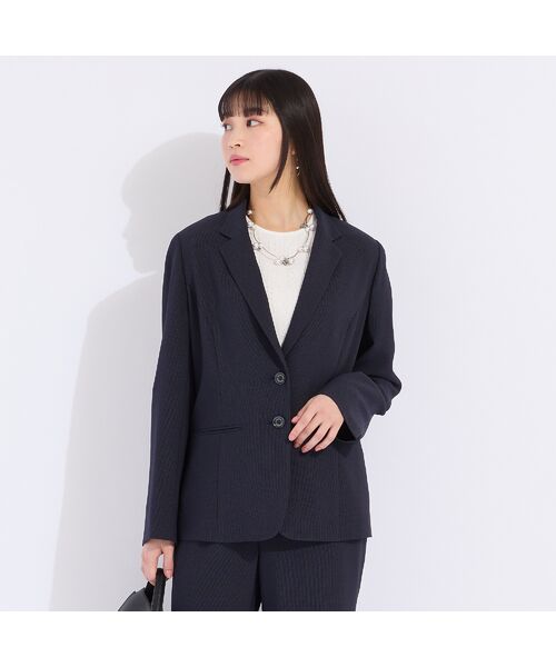 Liliane Burty（Lサイズ） / リリアンビューティ テーラードジャケット | 【セットアップ対応】ドライタッチ　テーラードジャケット | 詳細1