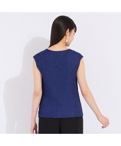 Liliane Burty（Lサイズ） / リリアンビューティ シャツ・ブラウス | 【アンサンブル対応】ウォッシャブルプリーツ　フレンチスリーブブラウス | 詳細11