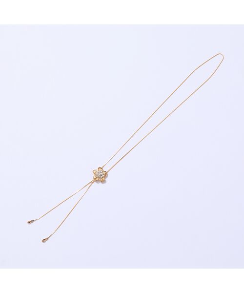 Liliane Burty（Lサイズ） / リリアンビューティ ネックレス・ペンダント・チョーカー | ゴールドフラワー　フリースライドロングネックレス | 詳細3