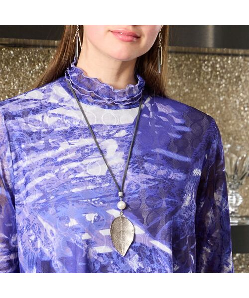 Liliane Burty（Lサイズ） / リリアンビューティ ネックレス・ペンダント・チョーカー | リーフロングネックレス | 詳細1