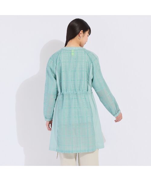 Liliane Burty（Lサイズ） / リリアンビューティ その他アウター | 【Sprout.】ソフトオーガンジー刺繍　ライトコート | 詳細14