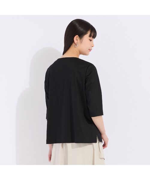 Liliane Burty（Lサイズ） / リリアンビューティ カットソー | 【Sprout.】綿混シルケットスムース　無地Tシャツ | 詳細8