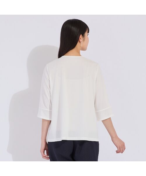 Liliane Burty（Lサイズ） / リリアンビューティ カットソー | 【Selection】スパンコールビーズ　刺繍Tシャツ | 詳細12