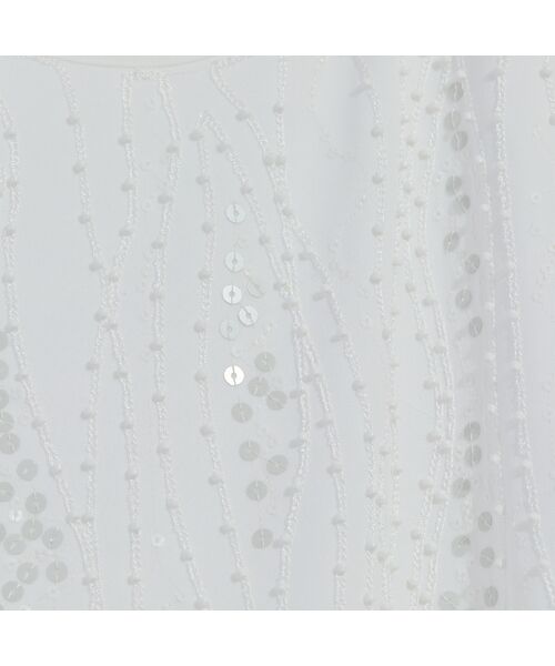 Liliane Burty（Lサイズ） / リリアンビューティ カットソー | 【Selection】スパンコールビーズ　刺繍Tシャツ | 詳細5
