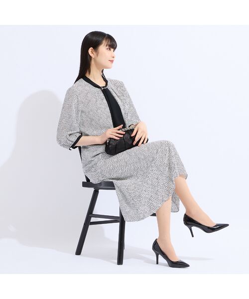 Liliane Burty(Lサイズ) / リリアンビューティ シャツ・ブラウス | 【セットアップ対応】ウォッシャブルボウタイプリントブラウス | 詳細2