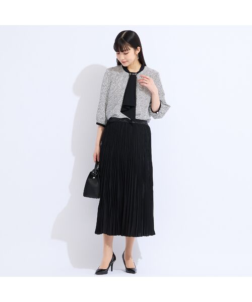 Liliane Burty(Lサイズ) / リリアンビューティ シャツ・ブラウス | 【セットアップ対応】ウォッシャブルボウタイプリントブラウス | 詳細8