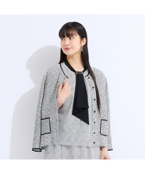 Liliane Burty(Lサイズ) / リリアンビューティ シャツ・ブラウス | 【セットアップ対応】ウォッシャブルボウタイプリントブラウス | 詳細9