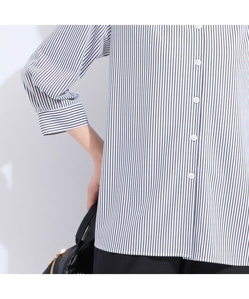 Liliane Burty（Lサイズ） / リリアンビューティ シャツ・ブラウス | 【Sprout.】ストライプトリコットブラウス | 詳細7