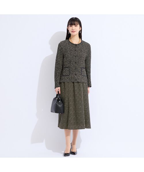 Liliane Burty（Lサイズ） / リリアンビューティ ミニ・ひざ丈スカート | 【セットアップ対応】ウォッシャブル幾何プリントスカート | 詳細17