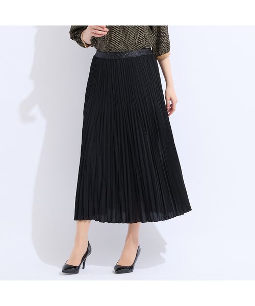 Liliane Burty（Lサイズ） / リリアンビューティ ミニ・ひざ丈スカート | ウォッシャブル　オールゴムプリーツスカート | 詳細1