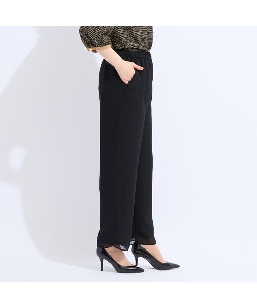 Liliane Burty(Lサイズ) / リリアンビューティ その他パンツ | 【セットアップ対応】梨地ジョーゼット オールゴムパンツ | 詳細1