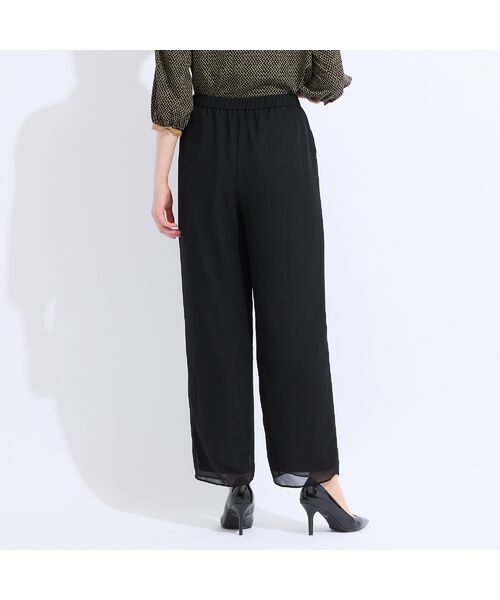 Liliane Burty(Lサイズ) / リリアンビューティ その他パンツ | 【セットアップ対応】梨地ジョーゼット オールゴムパンツ | 詳細3