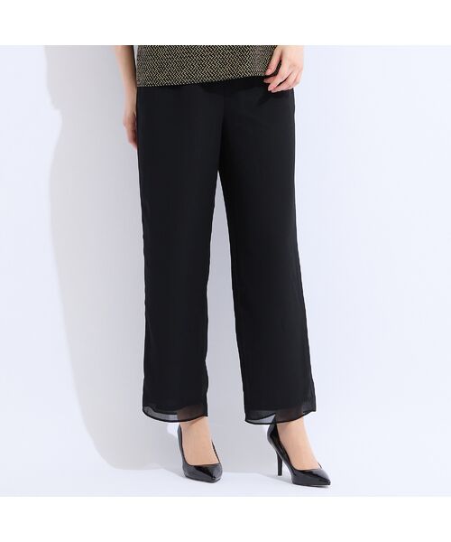 Liliane Burty(Lサイズ) / リリアンビューティ その他パンツ | 【セットアップ対応】梨地ジョーゼット オールゴムパンツ | 詳細4