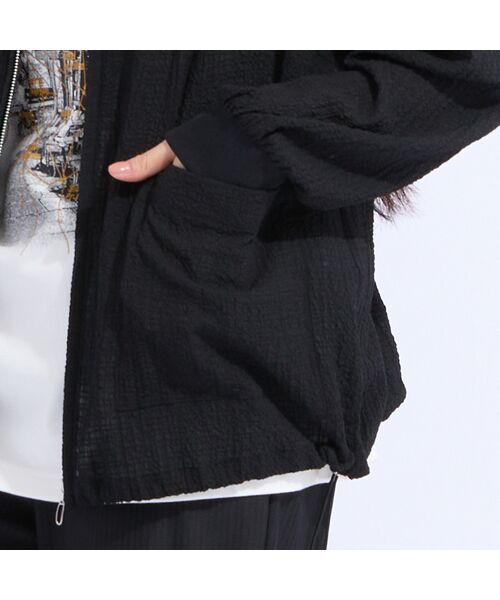 Liliane Burty(Lサイズ) / リリアンビューティ ノーカラージャケット | 【Sprout.】ウォッシャブルシアーストレッチジャケット | 詳細14