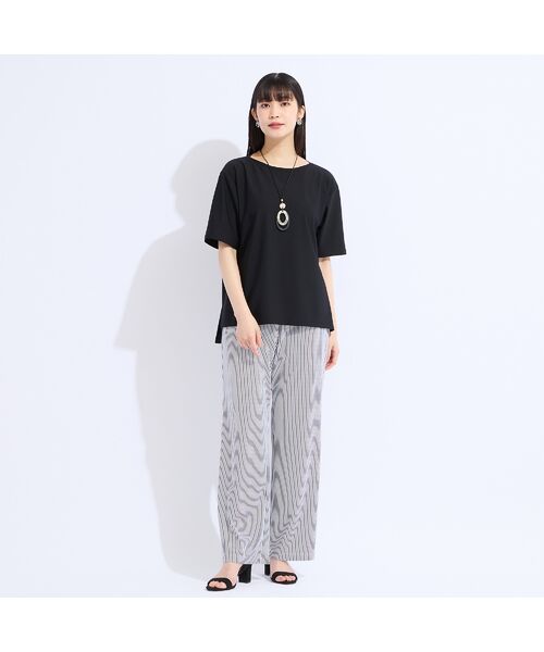 Liliane Burty(Lサイズ) / リリアンビューティ カットソー | 【Sprout.】ウォッシャブルボートネックTシャツ | 詳細5