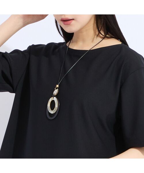 Liliane Burty(Lサイズ) / リリアンビューティ カットソー | 【Sprout.】ウォッシャブルボートネックTシャツ | 詳細9