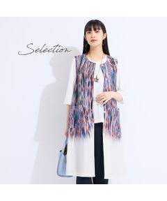 Liliane Burty（Lサイズ） / リリアンビューティ ベスト | 【11～17号】フランス製素材ループプリントベスト