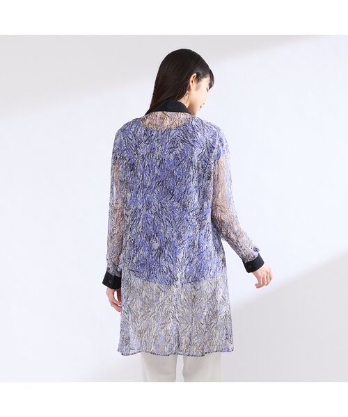 Liliane Burty(Lサイズ) / リリアンビューティ シャツ・ブラウス | 【M~4L】ラインペイント ウォッシャブルブラウス | 詳細15