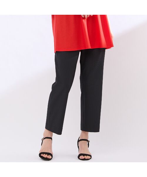 Liliane Burty(Lサイズ) / リリアンビューティ ショート・ハーフ・半端丈パンツ | 【L~4L】ウォッシャブル サッカーハイテンションパンツ(ブラック)