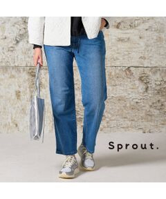 Liliane Burty（Lサイズ） / リリアンビューティ デニムパンツ | 【L～4L】ウォッシャブルニットデニム　ブルー