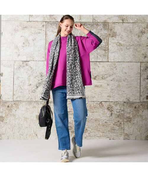 Liliane Burty(Lサイズ) / リリアンビューティ デニムパンツ | 【L~4L】ウォッシャブルニットデニム ブルー | 詳細14