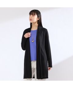 Liliane Burty（Lサイズ） / リリアンビューティ カーディガン・ボレロ | 【M～4L】ウォッシャブル着流しシアーカーディガン