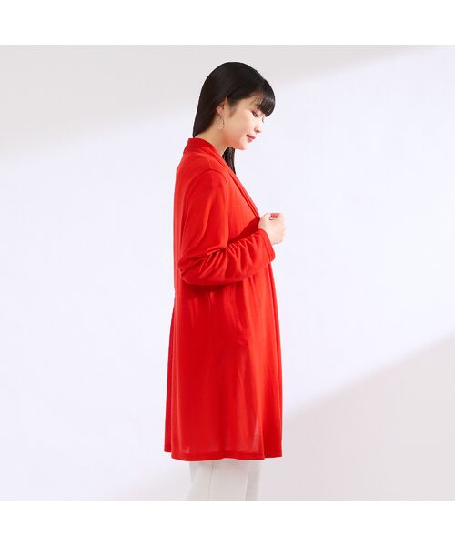 Liliane Burty(Lサイズ) / リリアンビューティ カーディガン・ボレロ | 【M~4L】ウォッシャブル着流しシアーカーディガン | 詳細5