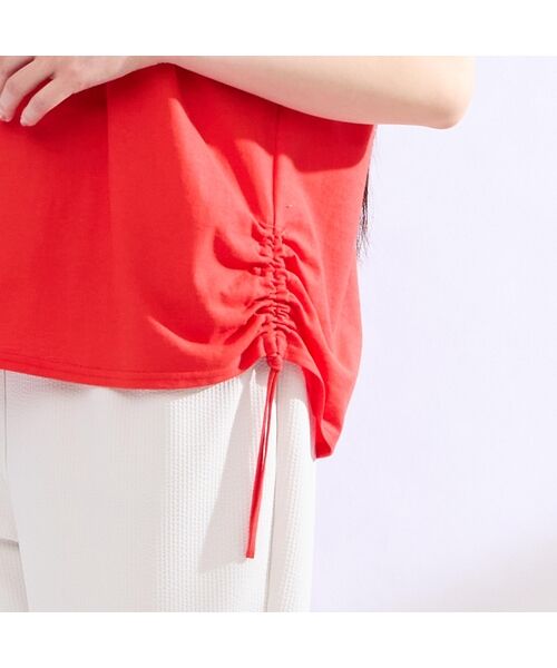 Liliane Burty(Lサイズ) / リリアンビューティ カットソー | 【M~4L】ウォッシャブル接触冷感フレンチスリーブTシャツ | 詳細10