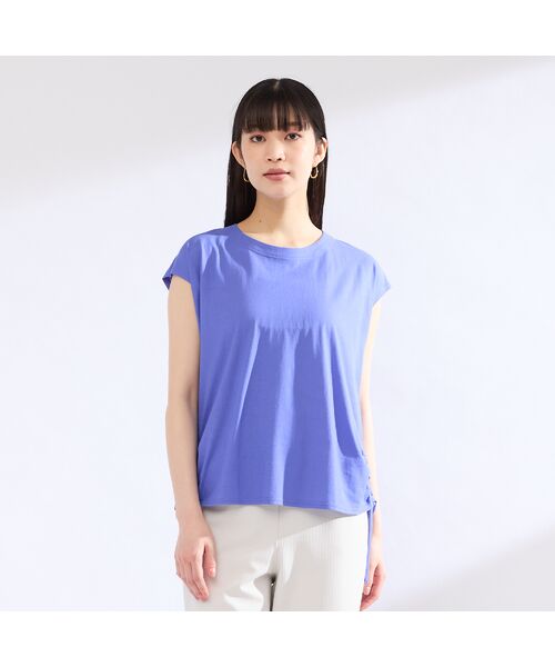 Liliane Burty(Lサイズ) / リリアンビューティ カットソー | 【M~4L】ウォッシャブル接触冷感フレンチスリーブTシャツ | 詳細11