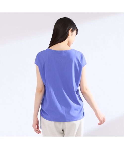 Liliane Burty(Lサイズ) / リリアンビューティ カットソー | 【M~4L】ウォッシャブル接触冷感フレンチスリーブTシャツ | 詳細13