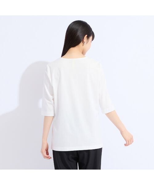 Liliane Burty(Lサイズ) / リリアンビューティ カットソー | 【M~4L】ウォッシャブル顔料プリントTシャツ | 詳細4