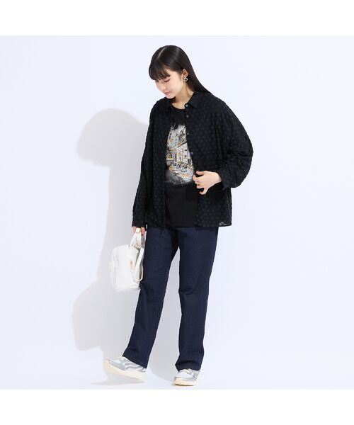 Liliane Burty(Lサイズ) / リリアンビューティ カットソー | 【M~4L】ウォッシャブル顔料プリントTシャツ | 詳細15