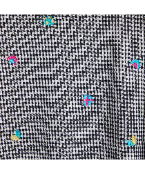 Liliane Burty（Lサイズ） / リリアンビューティ カットソー | 【L・3L】チェックジャカードプルオーバーTシャツ | 詳細5