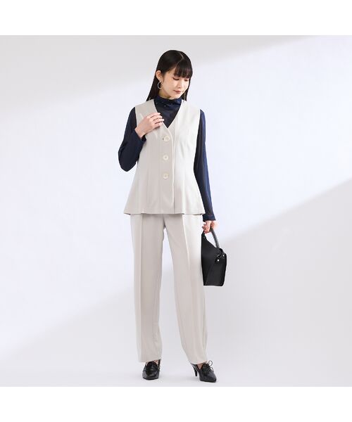 Liliane Burty（Lサイズ） / リリアンビューティ ベスト | 【M～４L・セットアップ対応】モックロディポンチベスト | 詳細10