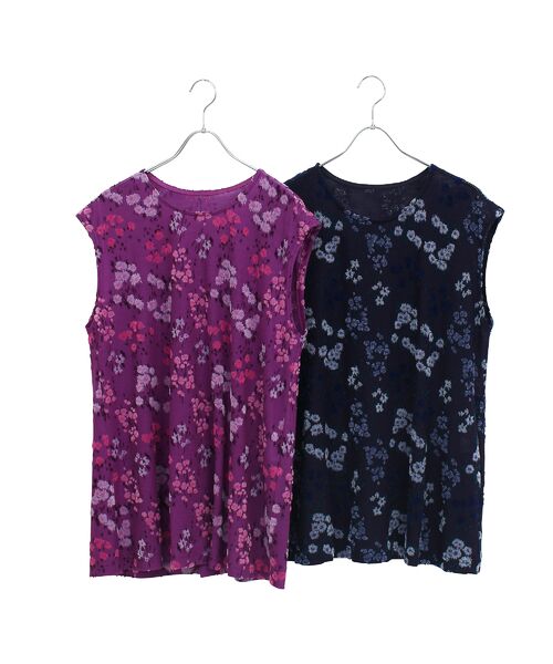 Liliane Burty(Lサイズ) / リリアンビューティ ベスト | 【M~4L】米沢織フラワーカットジャカードベスト | 詳細9