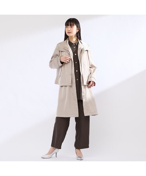 Liliane Burty（Lサイズ） / リリアンビューティ その他パンツ | 【L～４L・セットアップ対応】ウォッシャブルキュプラツイルパンツ | 詳細9