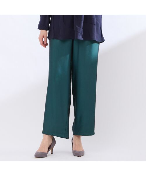 Liliane Burty（Lサイズ） / リリアンビューティ その他パンツ | 【L～４L・セットアップ対応】ウォッシャブルキュプラツイルパンツ | 詳細11