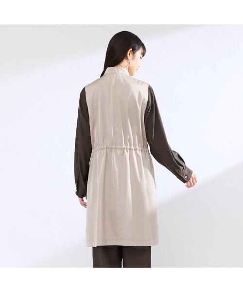 Liliane Burty(Lサイズ) / リリアンビューティ その他アウター | 【M~4L】ダルサテン4WAYコート | 詳細7