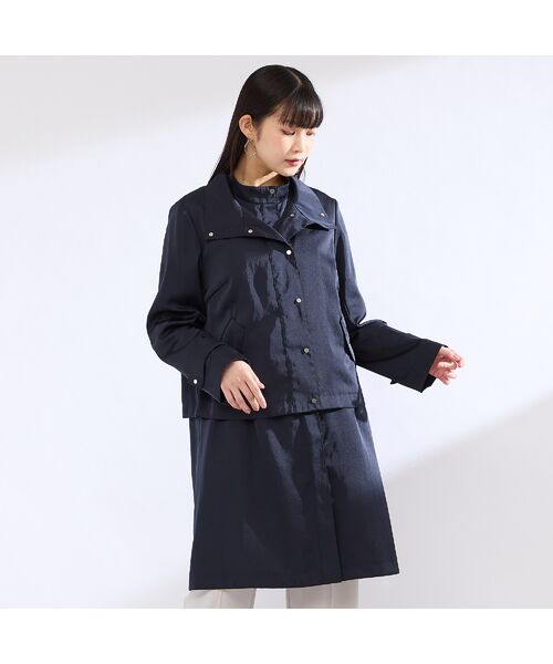 Liliane Burty(Lサイズ) / リリアンビューティ その他アウター | 【M~4L】ダルサテン4WAYコート | 詳細12