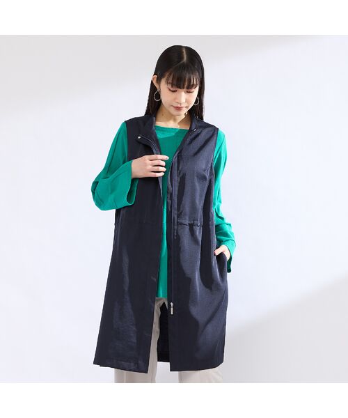 Liliane Burty(Lサイズ) / リリアンビューティ その他アウター | 【M~4L】ダルサテン4WAYコート | 詳細15
