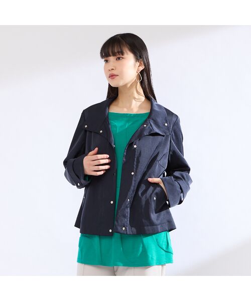 Liliane Burty(Lサイズ) / リリアンビューティ その他アウター | 【M~4L】ダルサテン4WAYコート | 詳細17