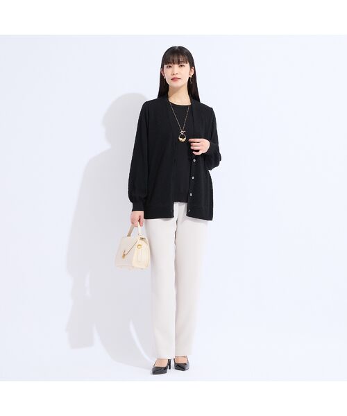 Liliane Burty（Lサイズ） / リリアンビューティ ニット・セーター | 【L～4L/アンサンブル対応】レーシーニット | 詳細9