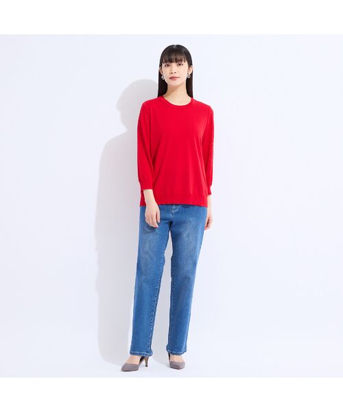 Liliane Burty（Lサイズ） / リリアンビューティ ニット・セーター | 【L～4L/アンサンブル対応】レーシーニット | 詳細14