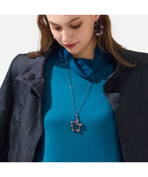 Liliane Burty（Lサイズ） / リリアンビューティ ネックレス・ペンダント・チョーカー | ねじりクリスタルピンクネックレス | 詳細1