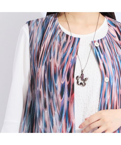 Liliane Burty（Lサイズ） / リリアンビューティ ネックレス・ペンダント・チョーカー | ねじりクリスタルピンクネックレス | 詳細4