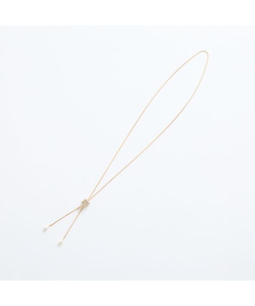 Liliane Burty（Lサイズ） / リリアンビューティ ネックレス・ペンダント・チョーカー | スクエアゴールドフリースライトネックレス | 詳細2