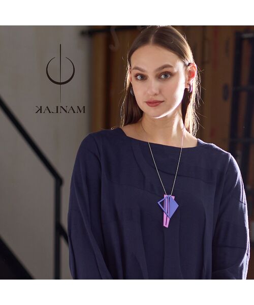 Liliane Burty（Lサイズ） / リリアンビューティ ネックレス・ペンダント・チョーカー | 【KALNAM】アルミニウムレイヤーネックレス | 詳細12