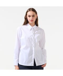 Liliane Burty（Lサイズ） / リリアンビューティ シャツ・ブラウス | 【L～3L】フランス製ビジュースタッズ付きブラウス