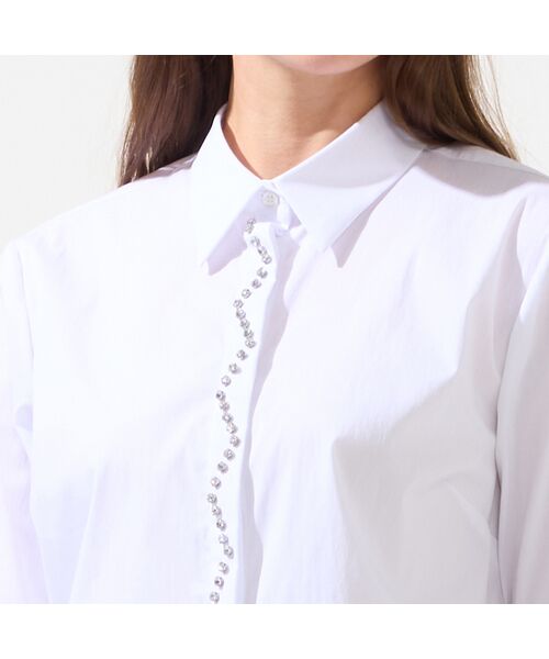 Liliane Burty(Lサイズ) / リリアンビューティ シャツ・ブラウス | 【L~3L】フランス製ビジュースタッズ付きブラウス | 詳細4