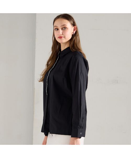 Liliane Burty(Lサイズ) / リリアンビューティ シャツ・ブラウス | 【L~3L】フランス製ビジュースタッズ付きブラウス | 詳細9